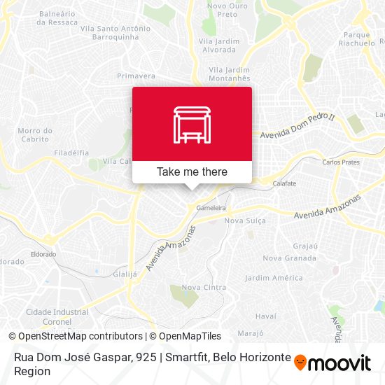 Mapa Rua Dom José Gaspar, 925 | Smartfit