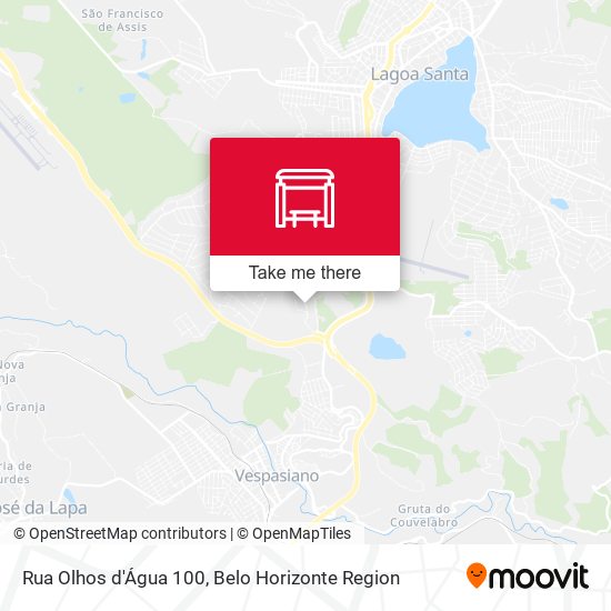 Rua Olhos d'Água 100 map