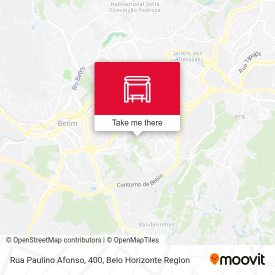 Rua Paulino Afonso, 400 map
