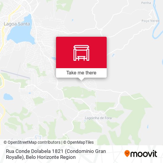 Rua Conde Dolabela 1821 (Condomínio Gran Royalle) map