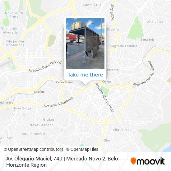 Mapa Av. Olegário Maciel, 740 | Mercado Novo 2