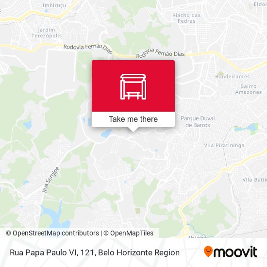 Rua Papa Paulo VI, 121 map