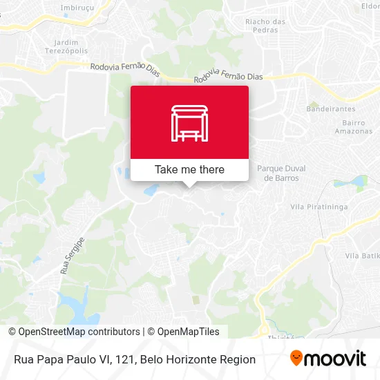 Rua Papa Paulo VI, 121 map