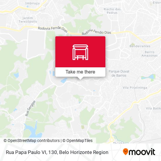 Rua Papa Paulo VI, 130 map