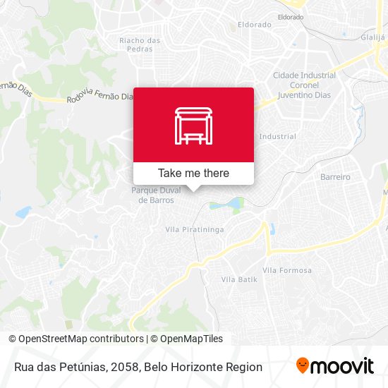 Rua das Petúnias, 2058 map