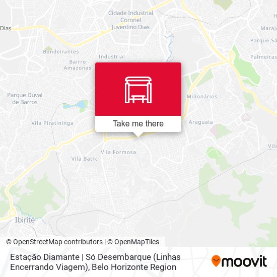 Estação Diamante | Só Desembarque (Linhas Encerrando Viagem) map