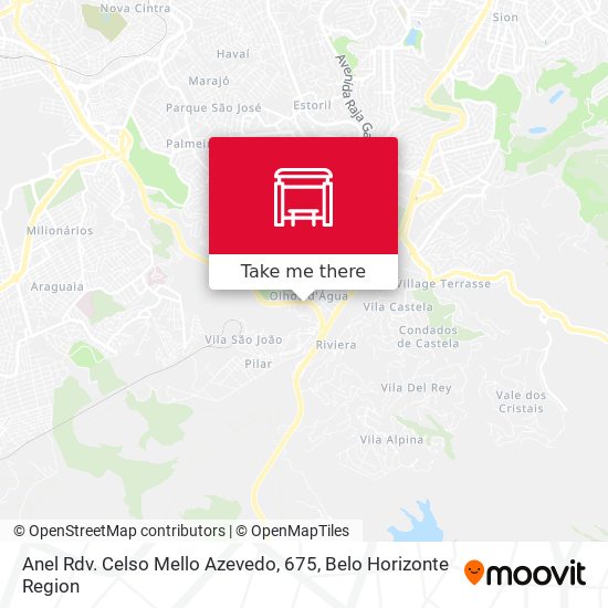 Anel Rdv. Celso Mello Azevedo, 675 map