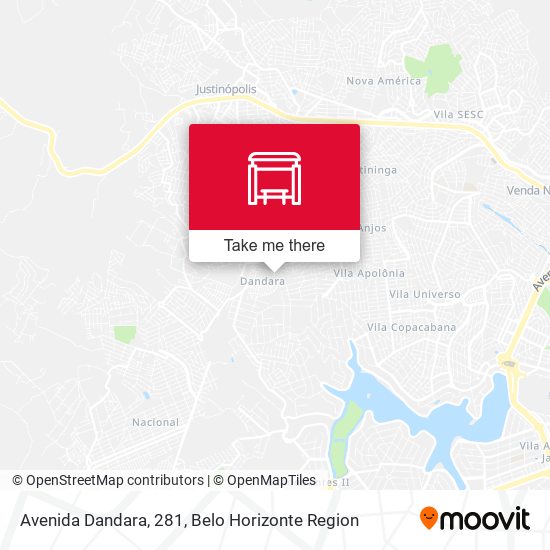 Avenida Dandara, 281 map
