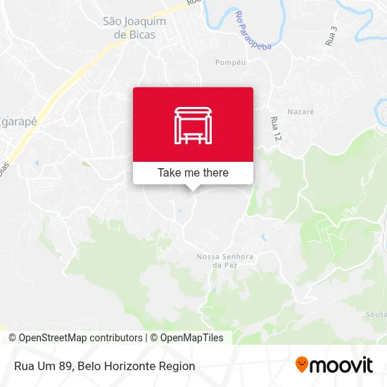 Rua Um 89 map