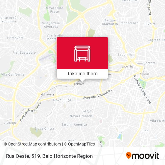 Rua Oeste, 519 map