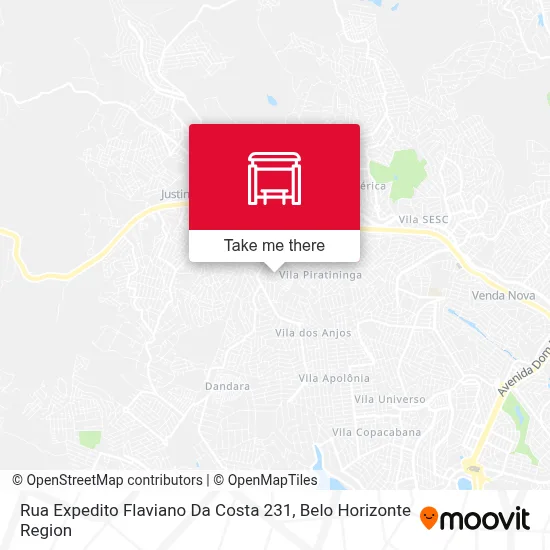 Rua Expedito Flaviano Da Costa 231 map