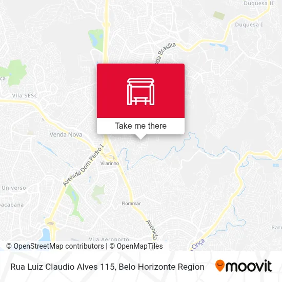 Rua Luiz Claudio Alves 115 map