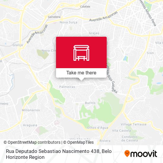 Mapa Rua Deputado Sebastiao Nascimento 438