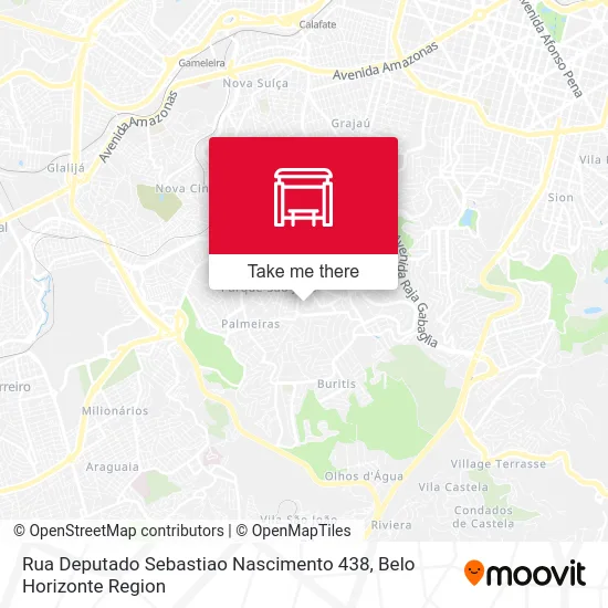 Rua Deputado Sebastiao Nascimento 438 map