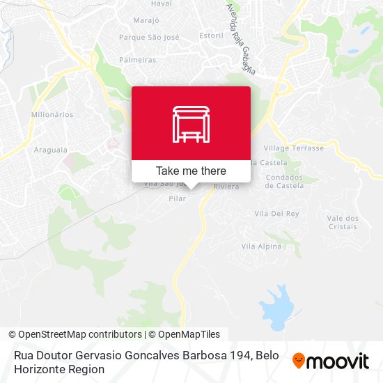 Rua Doutor Gervasio Goncalves Barbosa 194 map