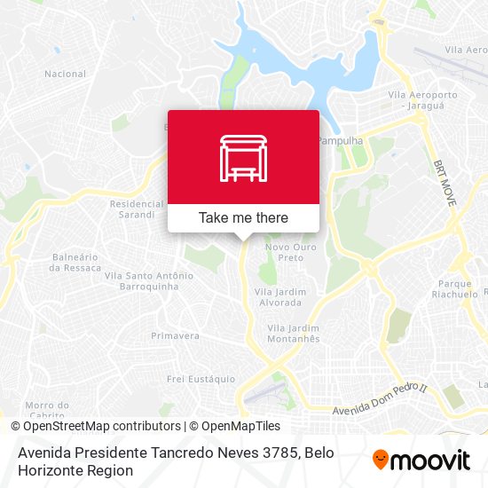 Avenida Presidente Tancredo Neves 3785 map