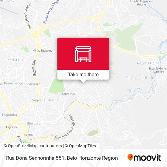 Rua Dona Senhorinha 551 map