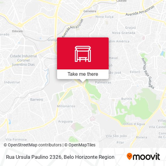 Mapa Rua Ursula Paulino 2326