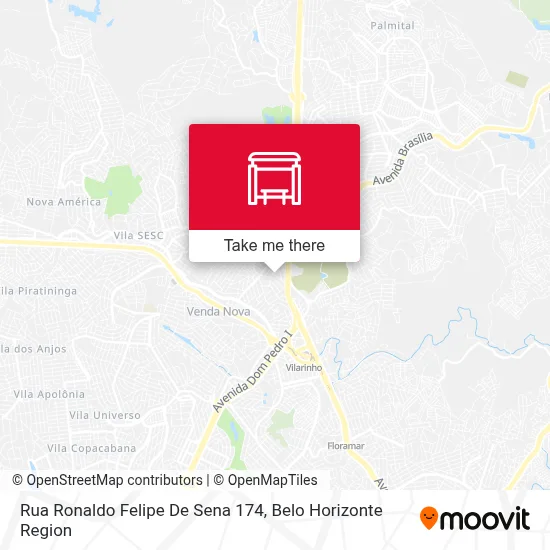 Rua Ronaldo Felipe De Sena 174 map