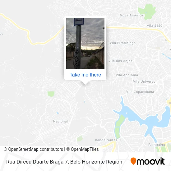 Rua Dirceu Duarte Braga 7 map