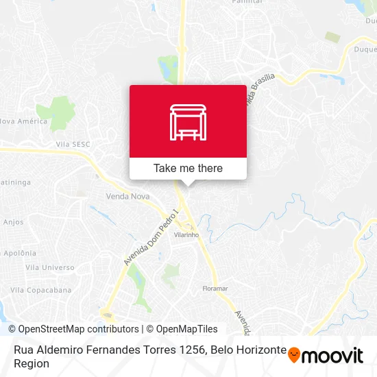 Rua Aldemiro Fernandes Torres 1256 map