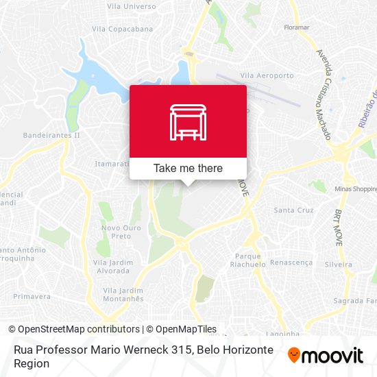 Rua Professor Mario Werneck 315 map
