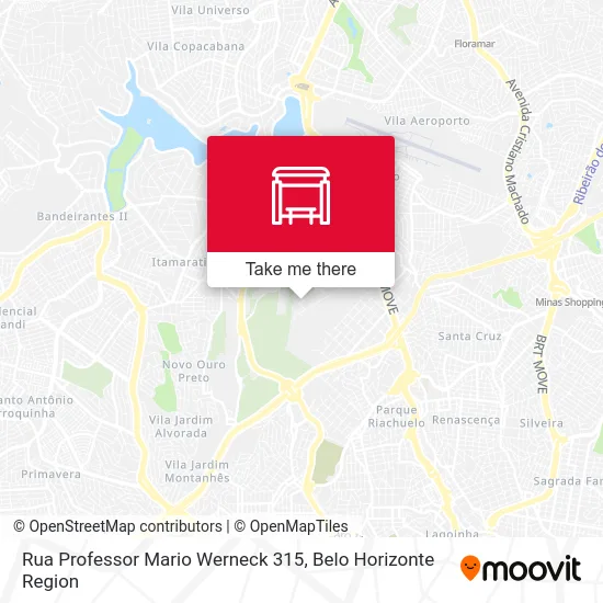 Rua Professor Mario Werneck 315 map