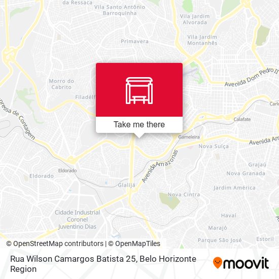 Rua Wilson Camargos Batista 25 map