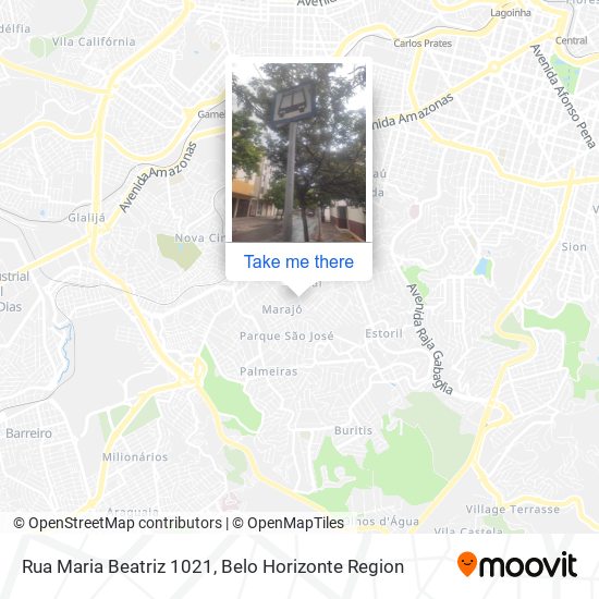 Rua Maria Beatriz 1021 map