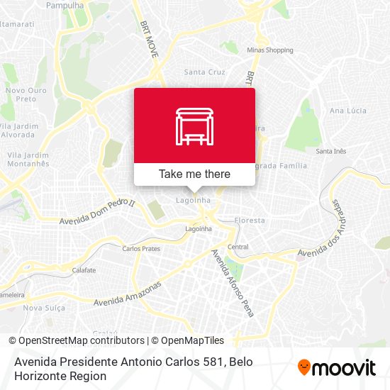 Avenida Presidente Antonio Carlos 581 map