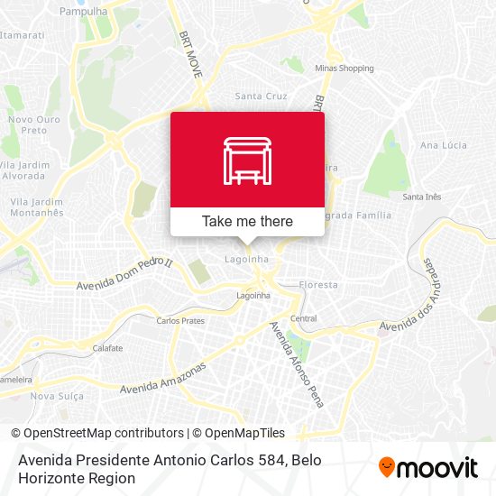 Avenida Presidente Antonio Carlos 584 map