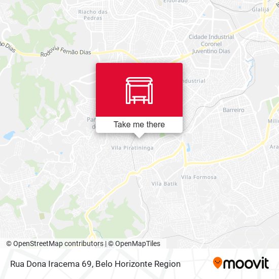 Rua Dona Iracema 69 map
