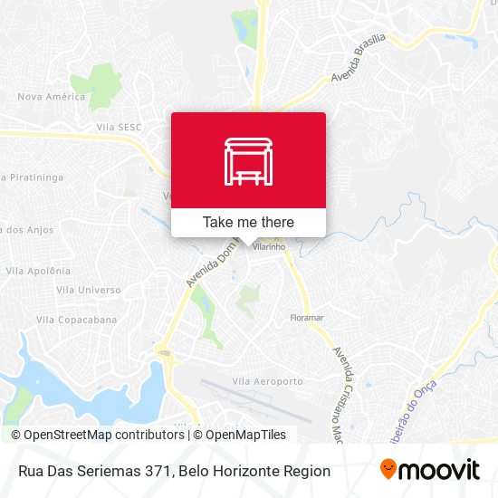 Rua Das Seriemas 371 map