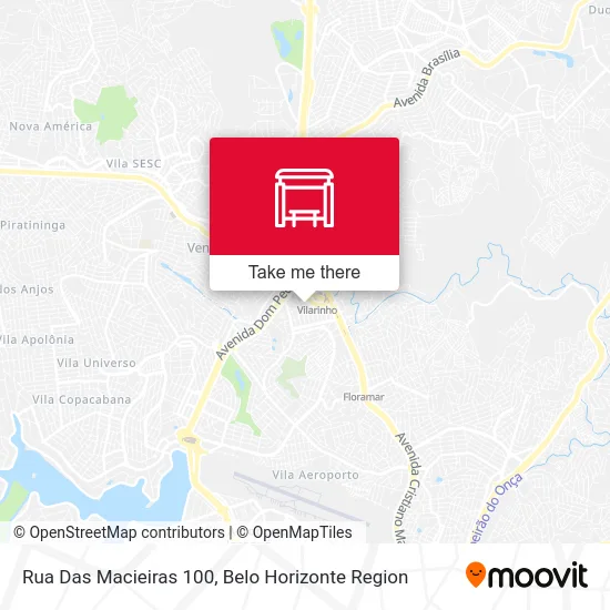 Rua Das Macieiras 100 map