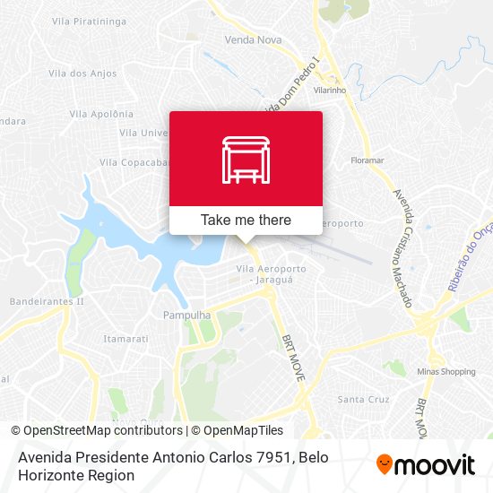 Avenida Presidente Antonio Carlos 7951 map