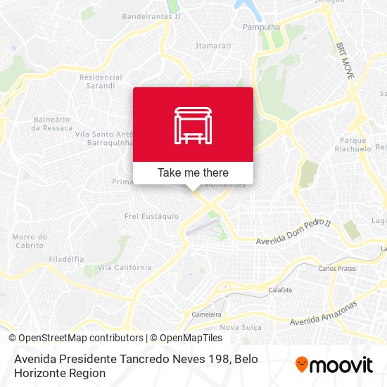 Mapa Avenida Presidente Tancredo Neves 198