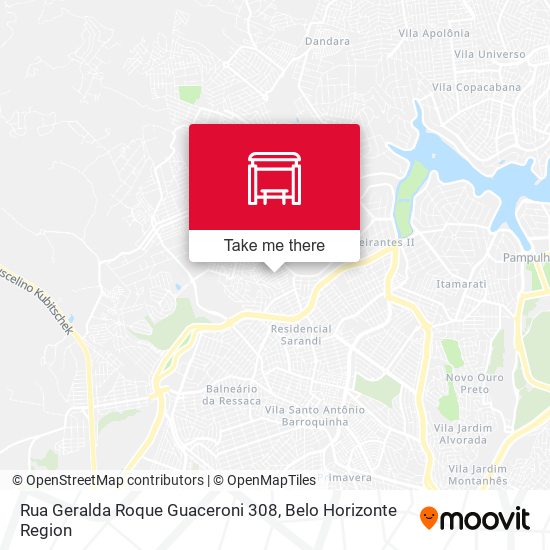 Mapa Rua Geralda Roque Guaceroni 308