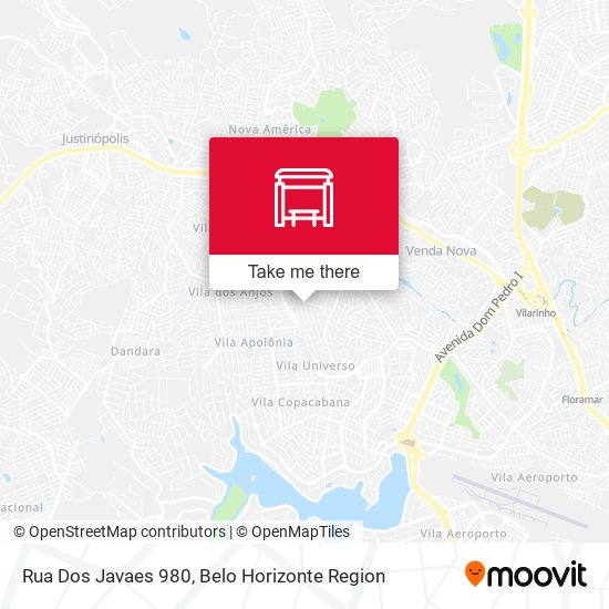 Rua Dos Javaes 980 map