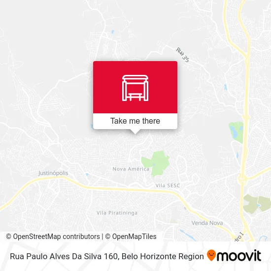 Rua Paulo Alves Da Silva 160 map