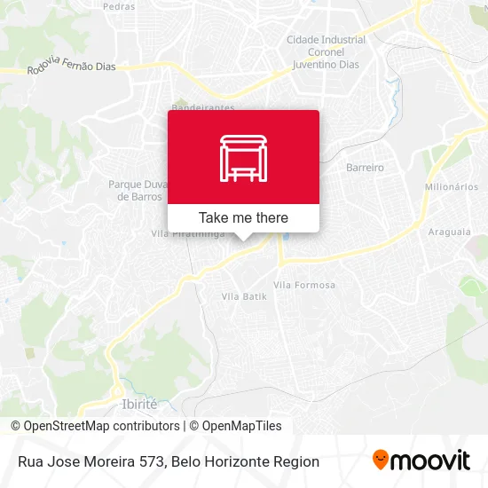 Rua Jose Moreira 573 map