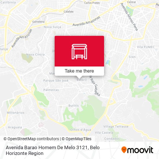 Avenida Barao Homem De Melo 3121 map