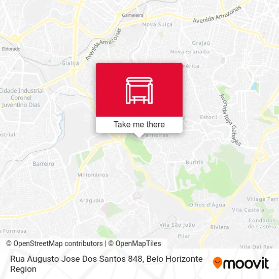 Rua Augusto Jose Dos Santos 848 map