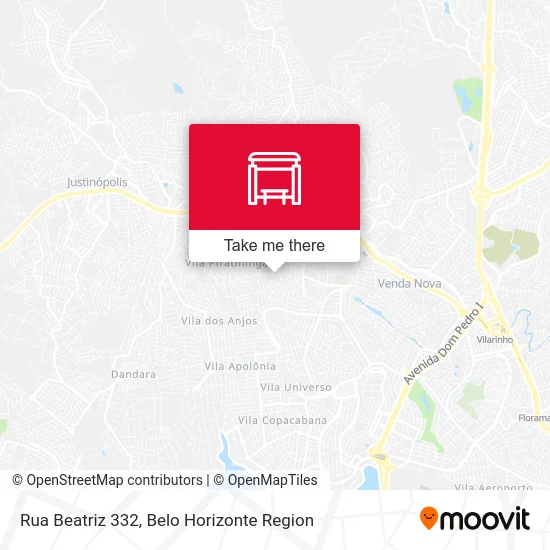Rua Beatriz 332 map
