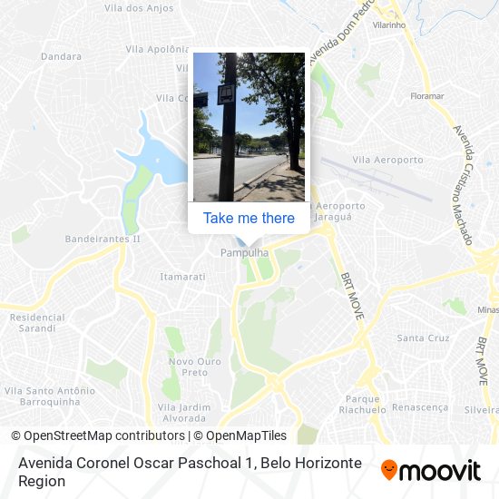 Avenida Coronel Oscar Paschoal 1 map