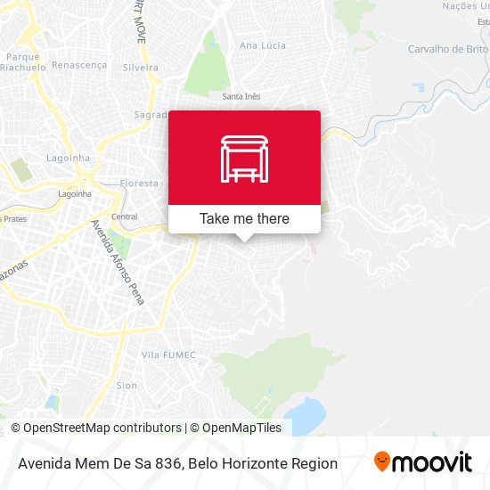 Avenida Mem De Sa 836 map