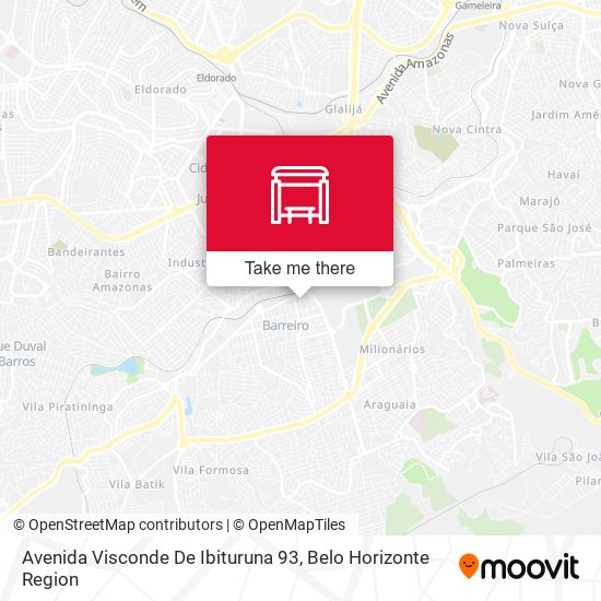 Mapa Avenida Visconde De Ibituruna 93