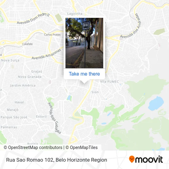 Rua Sao Romao 102 map