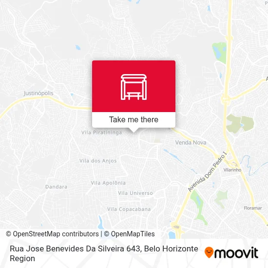 Rua Jose Benevides Da Silveira 643 map