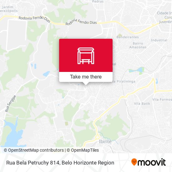 Rua Bela Petruchy 814 map