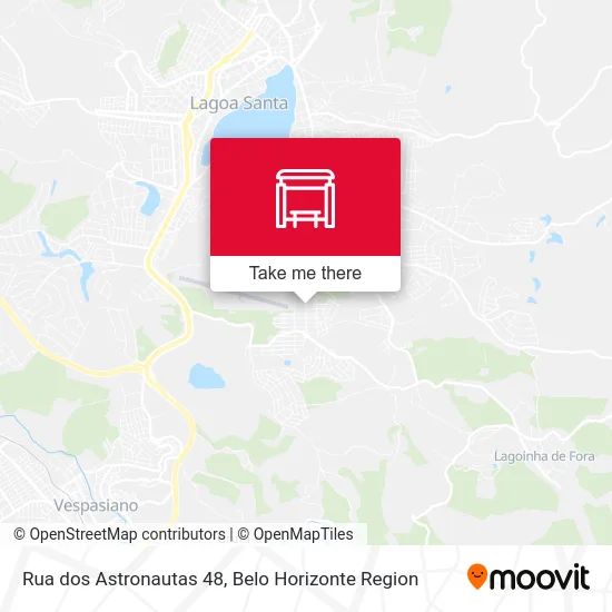 Rua dos Astronautas 48 map